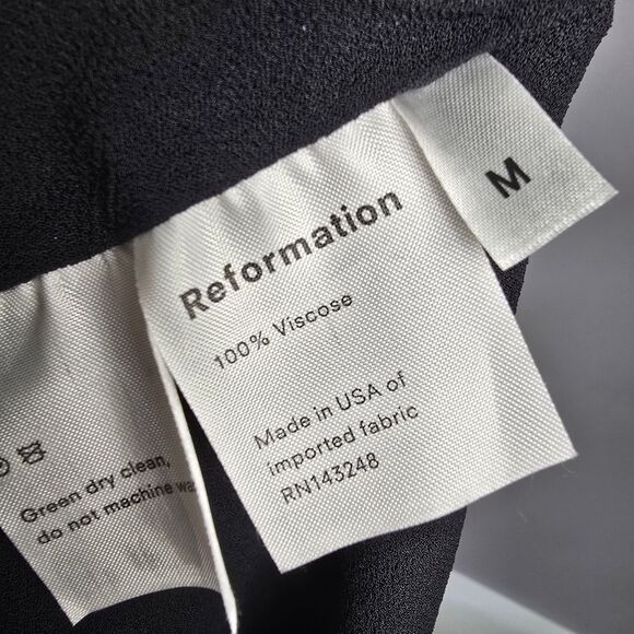 Reformation Black and Tan Leapard Print Dress (Rack8) - Picture 7 of 7